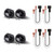 Rockford Fosgate P1572 5x7in Coaxial Speakers, 2 Pairs + 72-5600 Harness