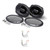 Rockford Fosgate P1694 6x9in Coaxial Speakers, Pair + 72-5602 Harness