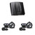 Alpine Optim8 DSP Amp & BassRev™ (2 pair ) BRV-S40C 4" Speaker Set