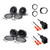 Rockford Fosgate P1692/P1650 4 Speakers, 82-7402/82-7400 Adapters