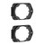 JL Audio C1-650x 6.5in Speaker Pair with Silverado/Sierra Rear Adapters & Harnesses