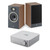 Focal Theva No1 Dark Wood Speakers (Pair) + WiiM Amp Silver