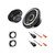 JL Audio C2-650x 6.5in Speaker Pair with 82-8156 Adapters & 72-8111 Harnesses