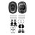 Cicada Audio CMB69.2 6 X 9-inch Pro Mid-Bass 2Ω + Cut kit for 24+ Harley