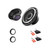 JL Audio C2-650x 6.5in Speaker Pair with Volkswagen Atlas Front Adapters & Harnesses