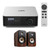 WIIM AMP ULTRA SILVER STREAMING AMPLIFER WITH POLK SIGNATURE ELITE ES20 (BROWN) BOOKSHELVES
