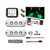 XKglow XK-BOAT-STA + Drain Plug + 2pc Underwater Complete Marine Kit