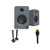 Kanto REN Matte Grey + ST28 Black + Tributaries 2m 48G HDMI TV Stereo Kit