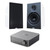 WIIM AMP SPACE GREY STREAMING AMPLIFER WITH ELAC DEBUT 3.0 BOOKSHELVES-DB63 WHITE