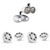 JL Audio (2 Pair) M3 6.5" Sport Grill White Speakers & 12KMTEDW White Dual Tower Enclosures