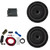 Kicker 10 Inch CVT Thin Woofer Includes Two 52CVT104 Package with 46CXA8001 Amplifier and wire kit