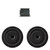 Kicker 10 Inch CVT Thin Woofer Includes Two 52CVT104 Package with 46CXA8001 Amplifier