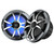 Wet Sounds REVO 8-XSG-SS GunMetal XS/Stainless Overlay Grill 8 Inch Marine LED Coaxial Speakers (pair)
