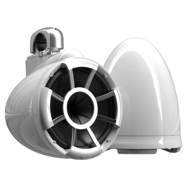 Wet Sounds Rev 10 Fixed Aluminum Clamp 10 Inch Tower Speakers