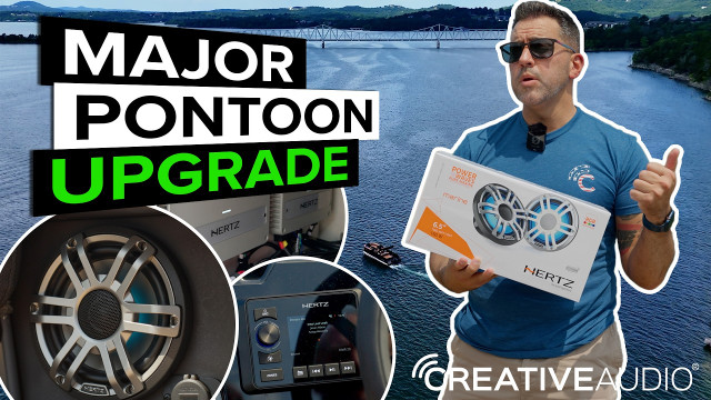 Your Pontoon NEEDS a Sound System Like This! | Hertz Marine Full Sound System Overview