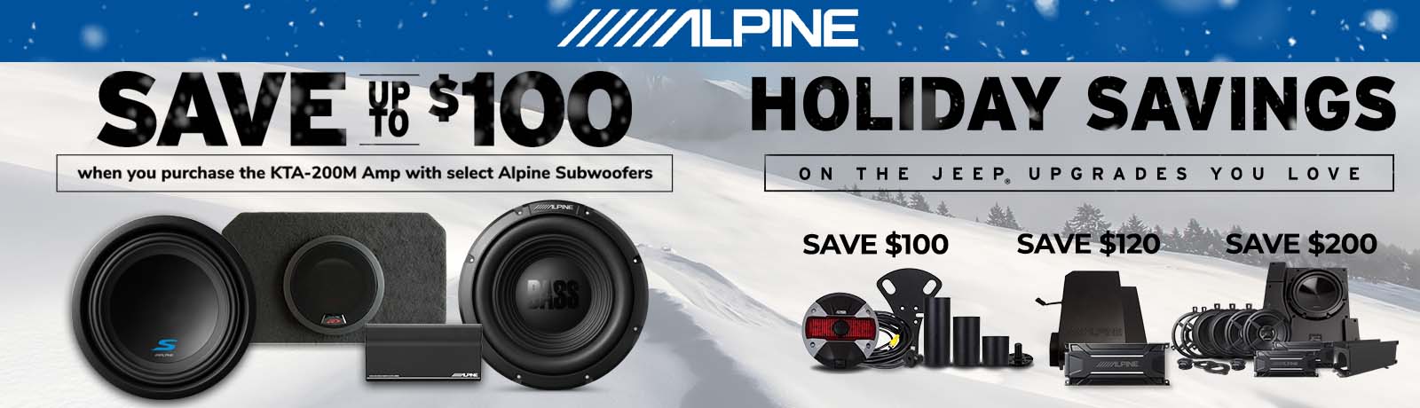 Alpine Black Friday Sale - All November Long!