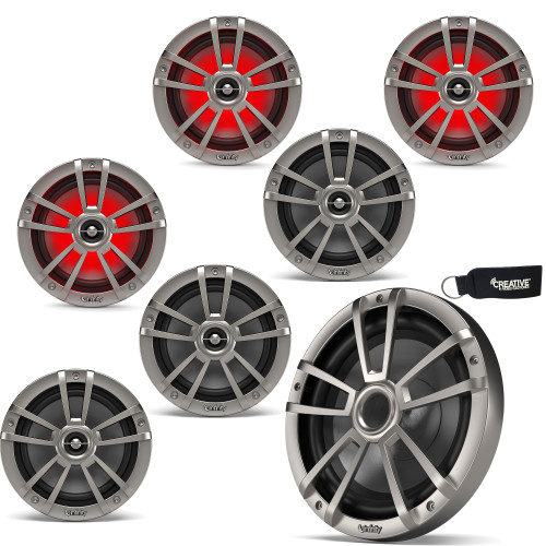 Infinity - Three Pairs Of 622MLT Marine 6.5 Inch LED Coaxial