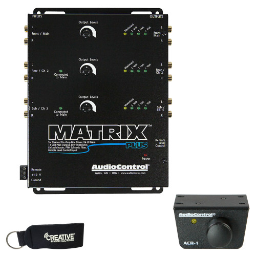 オーディオコントロール MATRIX PLUS Amazon.com: AudioControl Matrix Plus Black Six Channel Line