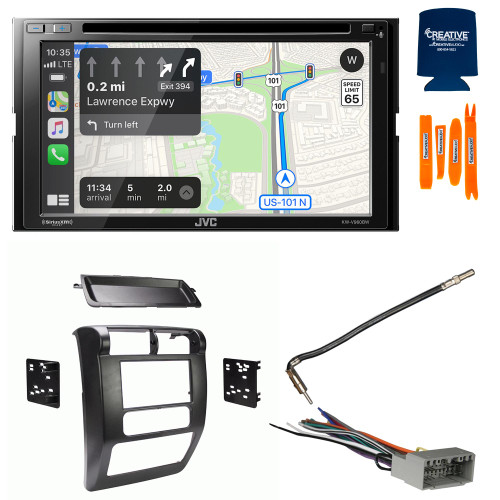 Kasvar ヘッドユニット Apple CarPlay HDHU14V2 – ワイヤレスApple CarPlay, Android Auto対応 ヘッド