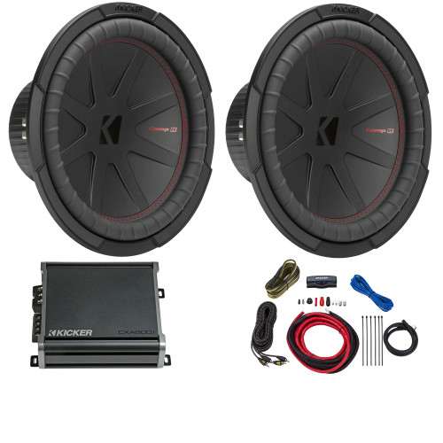 Kicker 12 Inch Comp R Woofer Includes Two 48CWR122 Package with
