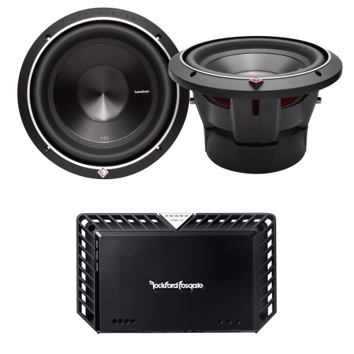 Rockford Fosgate Two P3D210 Punch P3 Dual 2Ohm 10" Subwoofers and a