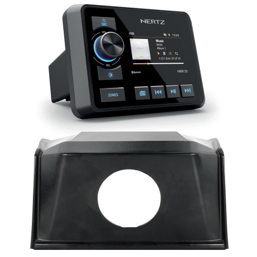 19+ Polaris RZR SPXRZRDASH2 Radio Mounting Kit and Hertz HMR-20