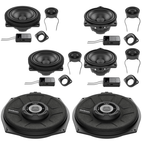 M&K Sound S-7B 2-Way Speaker System　ペア Audison Front, Rear Speakers, and Subwoofers Bundle Compatible