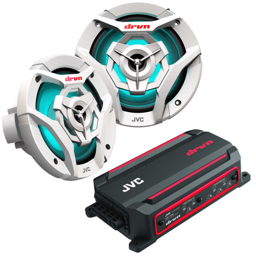 JVC KSDR2004D 4Channel Compact Digital Amplifier 50W RMS x 4 4 ohms