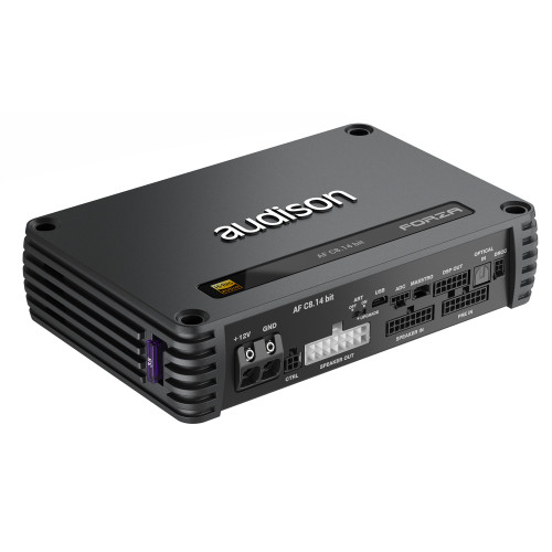 Audison AF-C8.14-bit 8-Channel Amplifier with 14-Channels of DSP