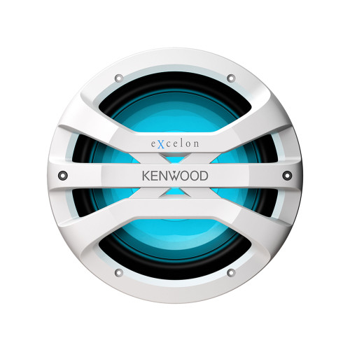 Kenwood XM1041WL 10" Motorsports Subwoofer, White grill and frame, 21