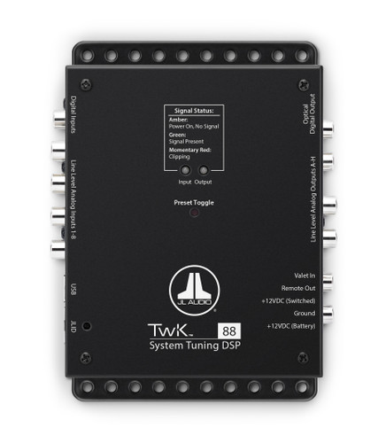 JL Audio TwK-88 System Tuning DSP: 8 Inputs/8 Outputs+
