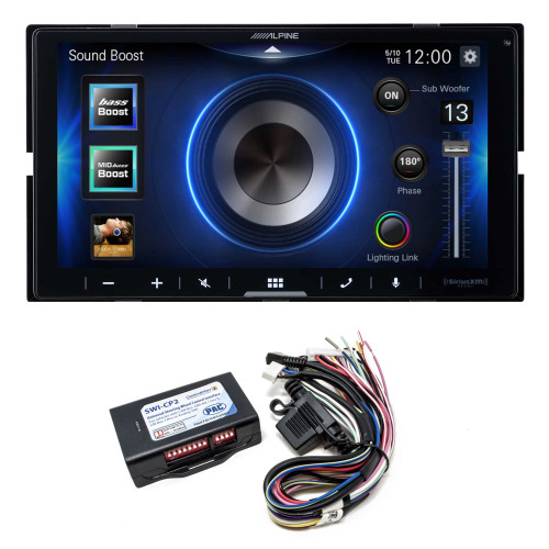 Alpine ILX-W670 7-Inch Receiver + SWI-CP2 Steering Wheel Interface