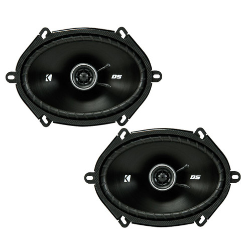 Kicker DSC680 6x8-Inch (160x200mm) Coaxial Speakers, 4-Ohm (Pair