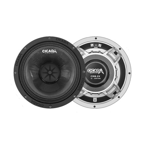 Cicada Audio CM8.2X - Mid-Bass 8-inch- 2 Ohm, Pair - Creative Audio