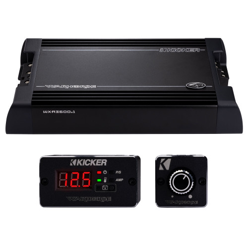 Kicker SX600.2 2-channel car amplifier — 138 watts RMS x 2