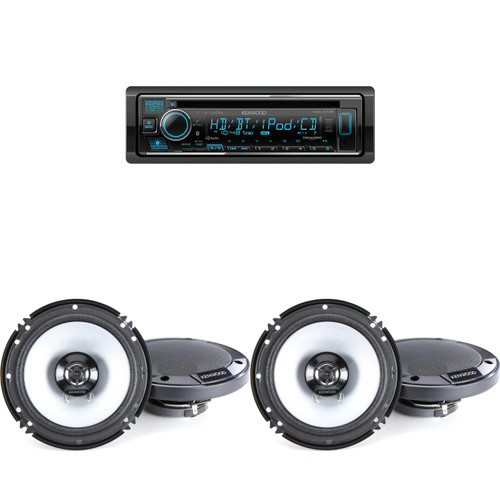 Kenwood eXcelon KDC-X705 Bluetooth HD radio Dual rear USB single