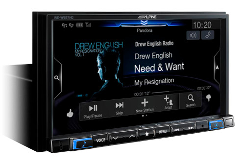 Alpine INE-W987HD Mech-less 7-inch Audio/Video/Navigation (AVN