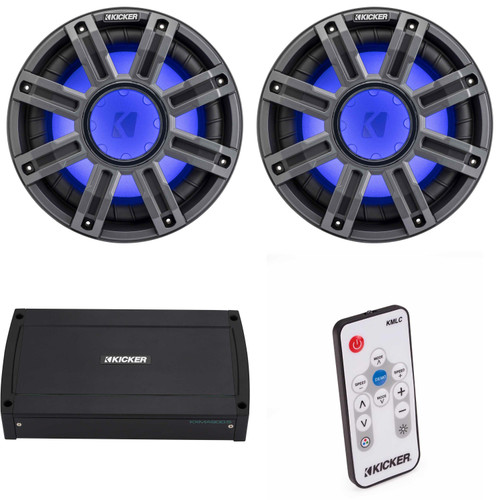Kicker (2) 51MWF104 MWF 10-Inch Premium Marine Subwoofer (free