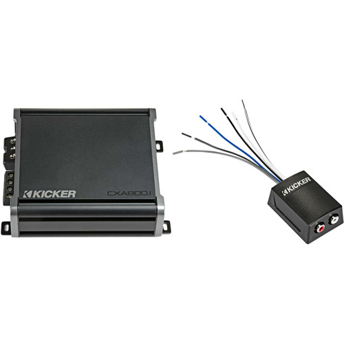 KICKER CXA800.1 800 Watt Mono Amp & KISLOC2 Line Output