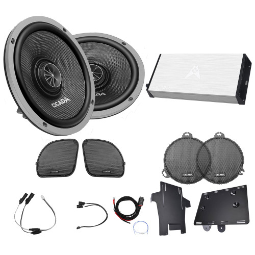 Cicada Audio 14CXCXX-4X2 4 CH CX Amp & 2 CXX Speaker System