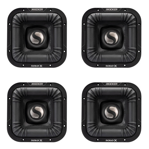 Kicker (4) 49L7X82 - SoloX L7X 8-Inch Competition Subwoofer, 2-Ohm