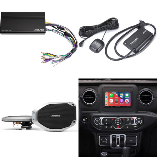 ALPINE カーナビ Bluetoothユニット Alpine i407-WRA-JL 7in In-Dash Digital Receiver w/ SPV-65-JLT, Sat