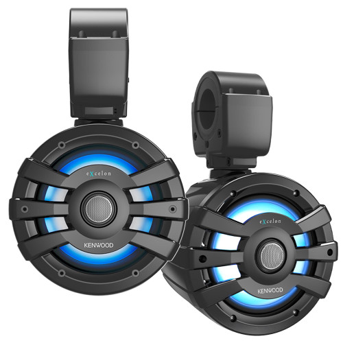 Kenwood XM77TBL Marine/Powersports Tower Speakers with Black
