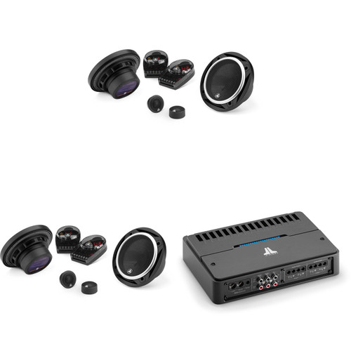 JL Audio RD400/4 Class D 4-Channel Full-Range Amplifier & (2 pair