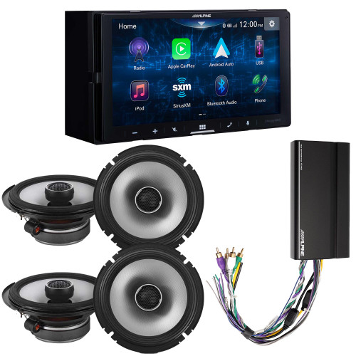 Alpine iLX-W670 Digital Multimedia Receiver & 2 Pairs Alpine S2