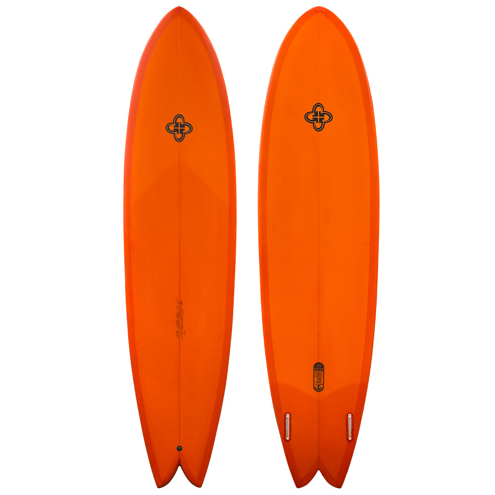 7'6 Gamino Shapes Nomad Fish Twin Fin – New Performance Midlength