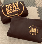 Stray Boards Unisex Hoodie Black & Gold