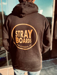 Stray Boards Unisex Hoodie Black & Gold