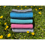 Hand-Crafted Mexican Beach Blanket - Aqua
