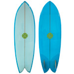 5'10" Josh Hall Surfboards "Gen 2 Keel" New Fish Surfboard w/ Glass-On Wood Keels 5'10" Josh Hall Surfboards "Gen 2 Keel" New Fish Surfboard w/ Glass-On Wood Keels